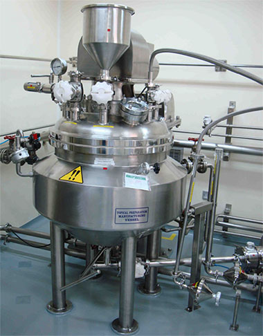 Cream manufacturing vessel (Cosmetics)