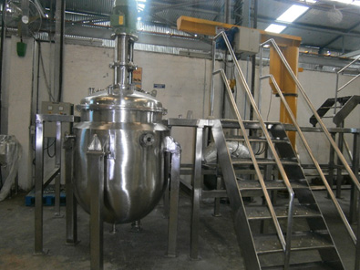Jacketed paste kettle